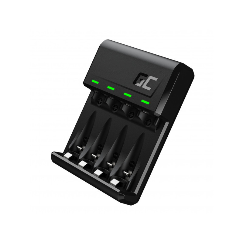 incarcator nimh aa/aaa  1x ubs-c  1x microusb  gradgc01 green cell