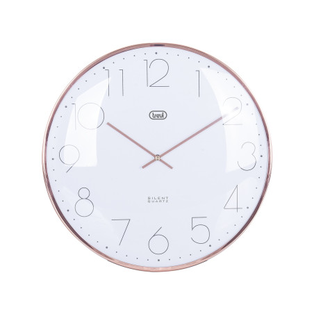 ceas de perete cu quartz trevi om 3512 s  30cm  bronz