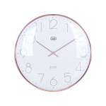 ceas de perete cu quartz trevi om 3512 s  30cm  bronz
