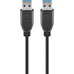 cablu usb 3.0 a tata - usb 3.0 a tata  1.8m  goobay