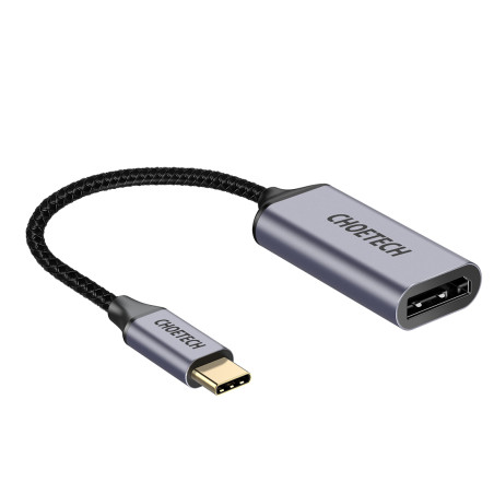 adaptor usb-c tata - displayport mama choetech h11  4k 60hz  0.2 m