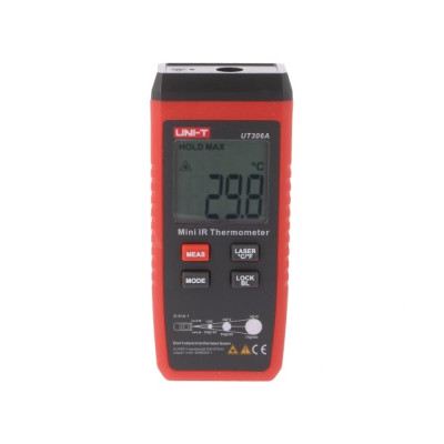 Masura Temperatura si Umiditate, Termometru Infrarosu fara contact LCD iluminat -35÷300°C UT306A -1, dioda.ro