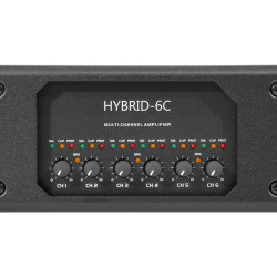 amplificator hybrid 100v/240v 6x400w rms 8ohm 6x800w rms 4ohm