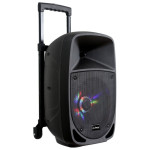 boxa portabila iluminata led 8"/20cm 70w rms cu usb/sd/bt/fm boxa portabila iluminata led 8"/20cm 70w rms cu usb/sd/bt/fm
