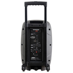 boxa portabila iluminata led 8"/20cm 70w rms cu usb/sd/bt/fm