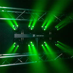 set 8 par-uri 12x1w rgbw + trepied si huse transport