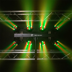 set 8 par-uri 12x1w rgbw + trepied si huse transport