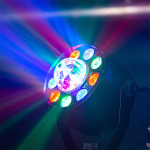 set 8 par-uri 12x1w rgbw + trepied si huse transport