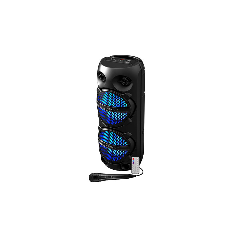 boxa portabila 2x8"/20cm 100w tws bt/fm/usb/msd