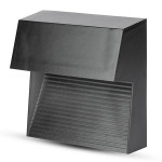 corp iluminat led steplight montaj scara/perete 3w 4000k - negru corp iluminat led steplight montaj scara/perete 3w 4000k - negru