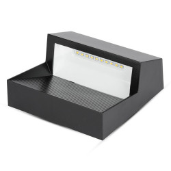 corp iluminat led steplight montaj scara/perete 3w 4000k - negru