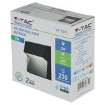 corp iluminat led steplight montaj scara/perete 3w 4000k - negru corp iluminat led steplight montaj scara/perete 3w 4000k - negru