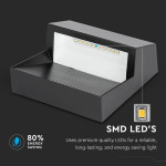 corp iluminat led steplight montaj scara/perete 3w 4000k - negru corp iluminat led steplight montaj scara/perete 3w 4000k - negru
