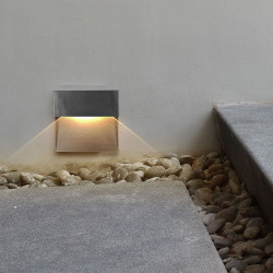 corp iluminat led steplight montaj scara/perete 3w 4000k - negru