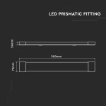 corp iluminat led 10w 30cm 120lm/w 6500k alb rece