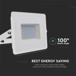 reflector led smd 50w 6500k ip65 - alb
