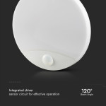 plafoniera led 15w ip20 senzor de miscare 3in1 - alb