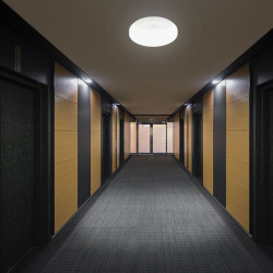 plafoniera led 15w ip20 senzor de miscare 3in1 - alb