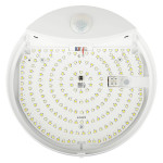 plafoniera led 15w ip20 senzor de miscare 3in1 - alb