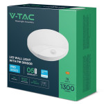 plafoniera led 15w ip20 senzor de miscare 3in1 - alb