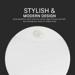plafoniera led 15w ip20 senzor de miscare 3in1 - alb