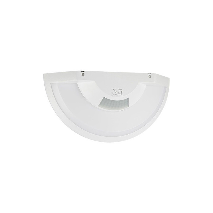 lampa perete led 10w ip54 senzor de miscare 3in1 - alb