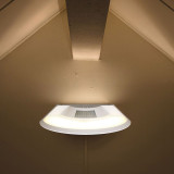 lampa perete led 10w ip54 senzor de miscare 3in1 - alb