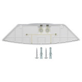 lampa perete led 10w ip54 senzor de miscare 3in1 - alb