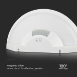 lampa perete led 10w ip54 senzor de miscare 3in1 - alb