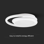 corp iluminat led 38w 3in1 - alb corp iluminat led 38w 3in1 - alb