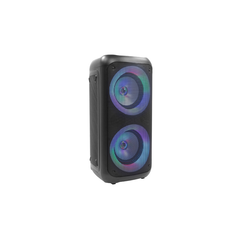 boxa portabila 2x8''/20cm cu bt/usb/sd