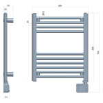 calorifer electric baie 400w adler