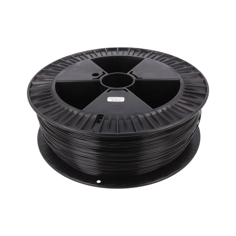 Filament: PET-G 1,75mm neagră 220-250°C 2kg ±0,05mm Filament, Filament: PET-G 1,75mm neagră 220-250°C 2kg ±0,05mm -1, dioda.ro