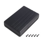 Cutii - Carcase, Carcasă: universală X: 84mm Y: 124mm Z: 30mm ABS neagră şurub x4 -1, dioda.ro
