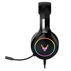 casti hi-fi stereo cu microfon gaming rgb varr