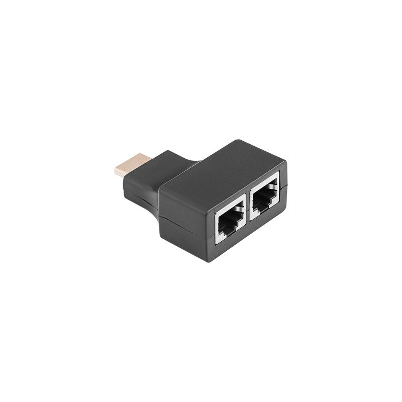 adaptor extender hdmi - 2 x rj45