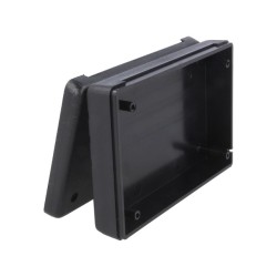 Cutii - Carcase, Carcasă: universală X: 84mm Y: 124mm Z: 30mm ABS neagră şurub x4 -7, dioda.ro