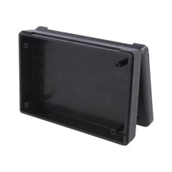 Cutii - Carcase, Carcasă: universală X: 84mm Y: 124mm Z: 30mm ABS neagră şurub x4 -9, dioda.ro