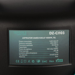 aspirator uscat umed 1000w, 15l