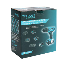 masina gaurit insurubat percutie 28nm 18v li-ion