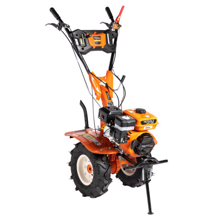 motocultor detoolz 8.5cp 212cc, benzina 4t, 3 viteze, pornire manuala, cu roti