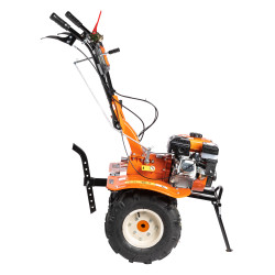 motocultor detoolz 8.5cp 212cc, benzina 4t, 3 viteze, pornire manuala, cu roti