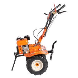 motocultor detoolz 8.5cp 212cc, benzina 4t, 3 viteze, pornire manuala, cu roti