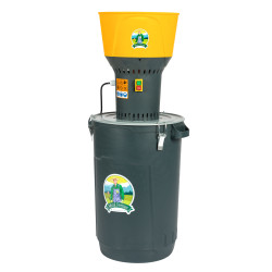 moara electrica 1300w/19000 rpm cu galeata plastic 60l
