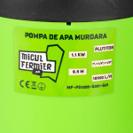 pompa apa murdara cu plutitor, 1.1 kw, 18500l/h, 9.5m