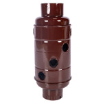 burlan recuperator caldura, rotund, 120 mm, maro burlan recuperator caldura, rotund, 120 mm, maro