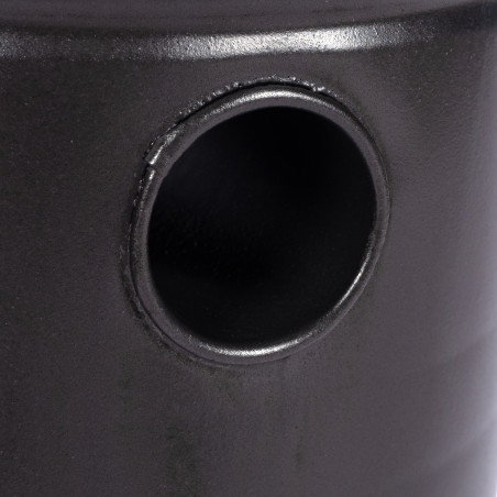 burlan recuperator caldura, rotund, 130 mm, gri mat