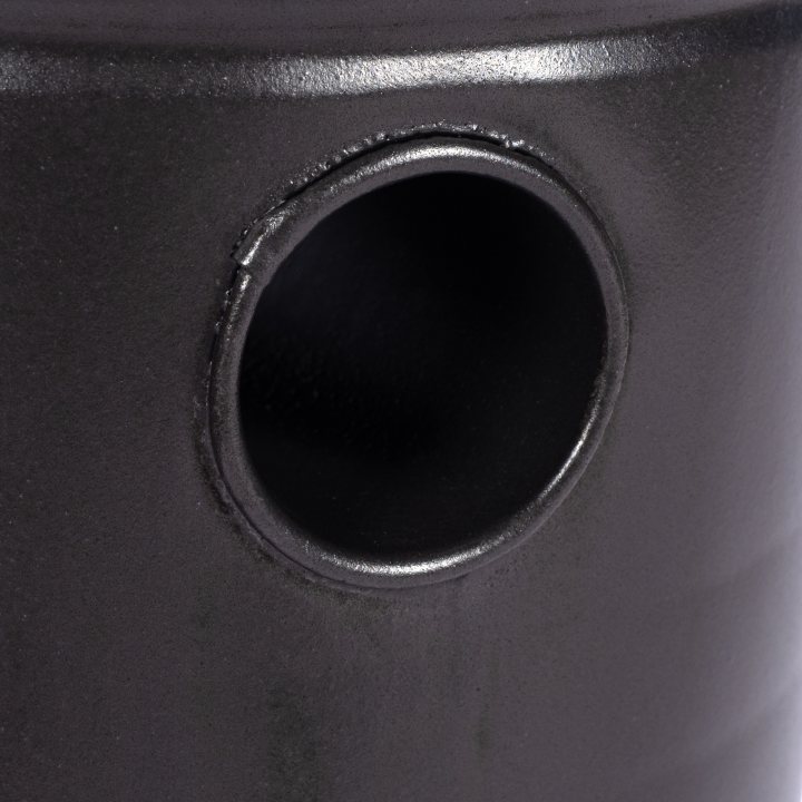 burlan recuperator caldura, rotund, 130 mm, gri mat