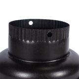 burlan recuperator caldura, rotund, 130 mm, gri mat