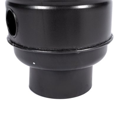 burlan recuperator caldura, rotund, 130 mm, gri mat